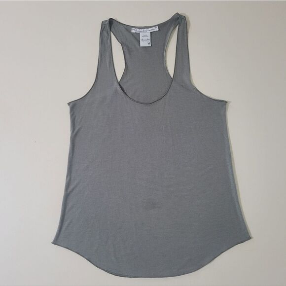 American Rag Women's Dusty Olive Green Racerback Tank Top - Picture 3 of 14